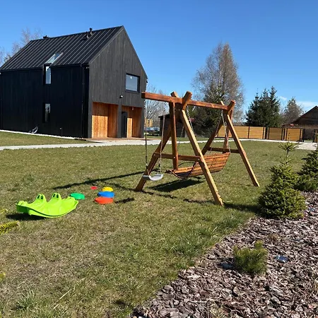 Prázdninový dům Dom Nad Jeziorem Sauna Balia Z Jacuzzi *